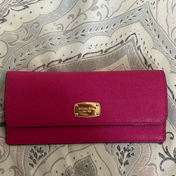 Michael Kors Bags Hot Pink Michael Kors Wallet Poshmark